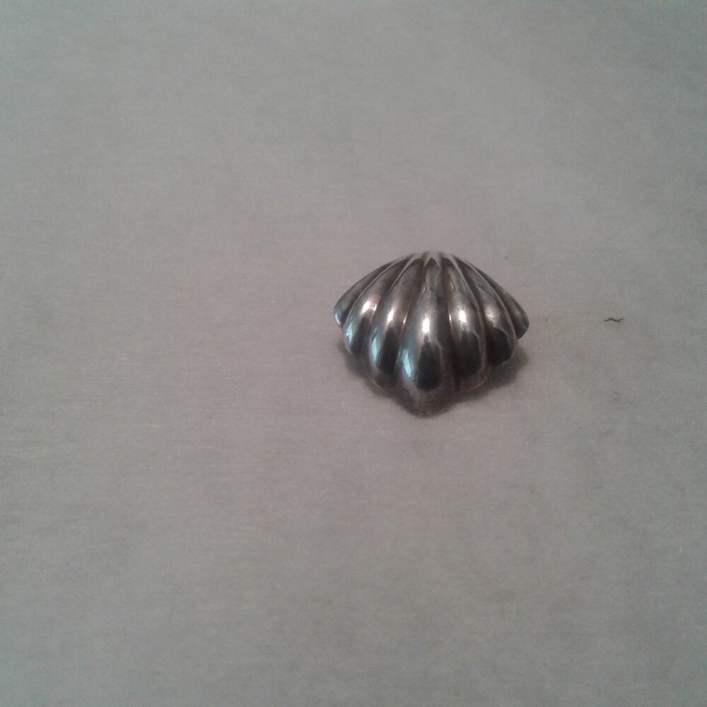 STERLING SILVER SHELL DESIGN PENDANT SLIDE